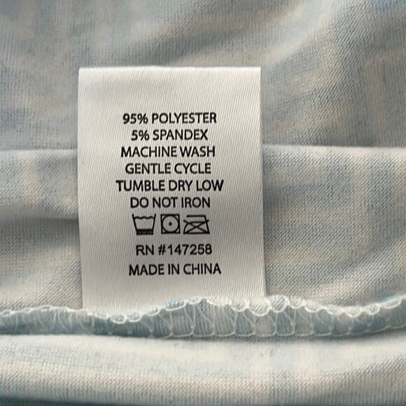 Simply Southern Blue and White Print Knit Short Pajamas Woman Size Small Comfy - Picture 6 of 8